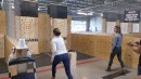 Axe throwing - only in the US